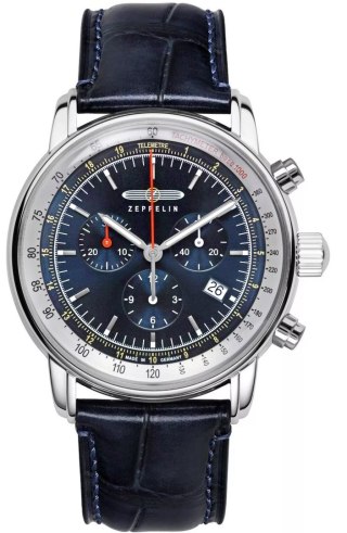 Zeppelin Zegarek Męski ZEPPELIN LZ14 Marine Chronograph 8888-3 + BOX