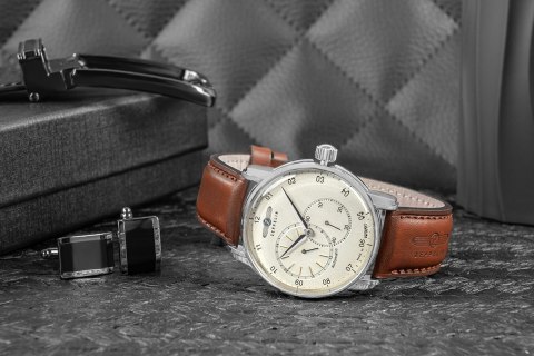 Zeppelin Zegarek Męski ZEPPELIN New Captain's Line Automatic 8662-1 + BOX