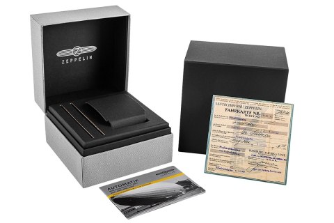 Zeppelin Zegarek Męski ZEPPELIN New Captain's Line Automatic 8662-1 + BOX