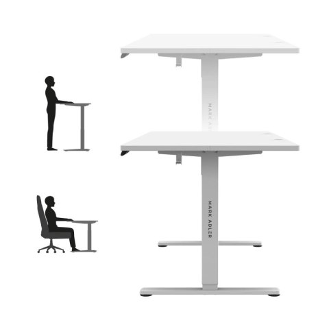 Biurko elektryczne Leader 7.6 White 160 cm