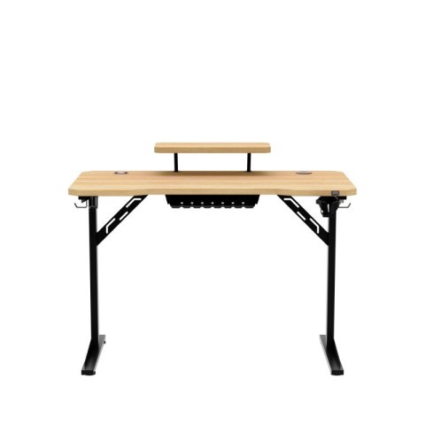 Biurko komputerowe z półką Leader 5.1 Oak 115 cm