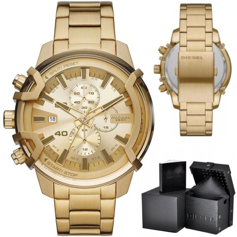 Diesel ZEGAREK MĘSKI DIESEL Griffed Chronograph DZ4573 + BOX