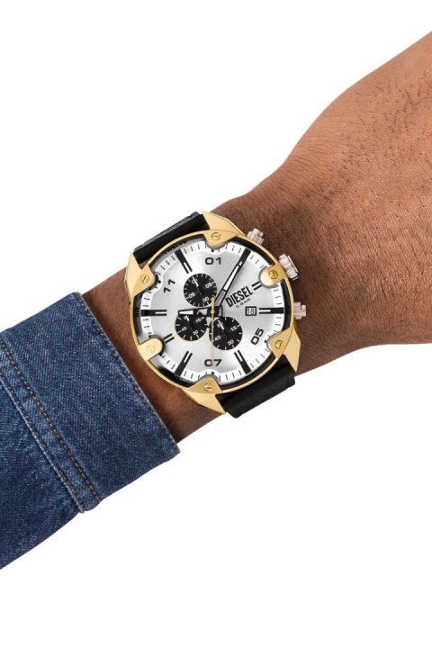 Diesel ZEGAREK MĘSKI DIESEL Spiked Chronograph DZ4671 + BOX