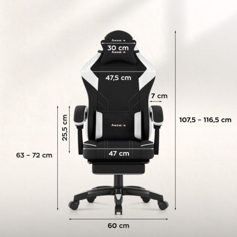 Fotel gamingowy Force 3.7 White Carbon