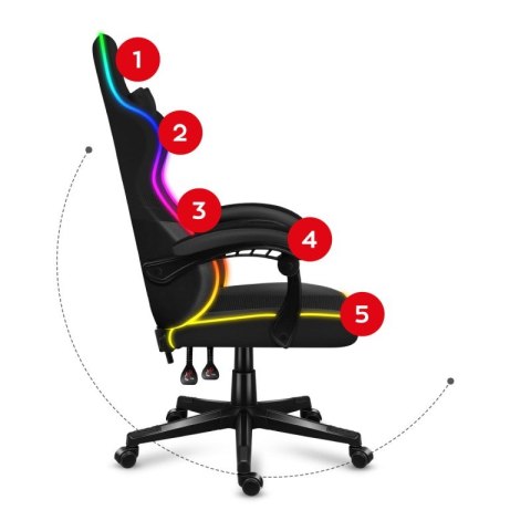 Fotel gamingowy Force 4.4 RGB Black