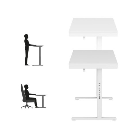 Biurko elektryczne Leader 8.2 White 120 cm