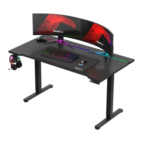 Biurko gamingowe elektryczne Hero 8.7 RGB Black 140 cm