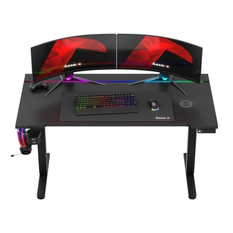 Biurko gamingowe elektryczne Hero 8.7 RGB Black 140 cm