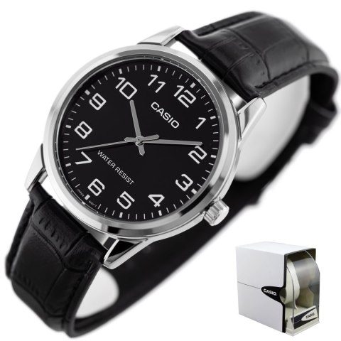Casio ZEGAREK MĘSKI CASIO MTP-V001L-1BUDF (zd080d) + BOX