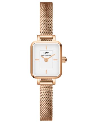 Daniel Wellington ZEGAREK DAMSKI DANIEL WELLINGTON Quadro Mini Melrose 15mm DW00100727 + BOX (zw524c)