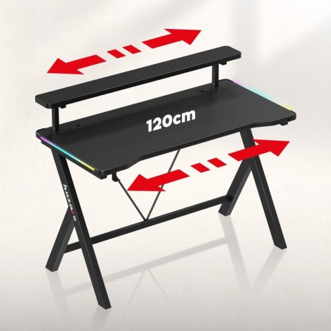 Biurko gamingowe Hero 1.9 RGB 120 cm