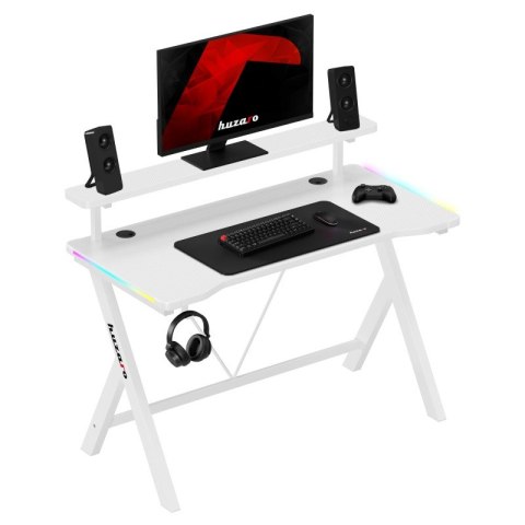 Biurko gamingowe Hero 1.9 RGB White 120 cm