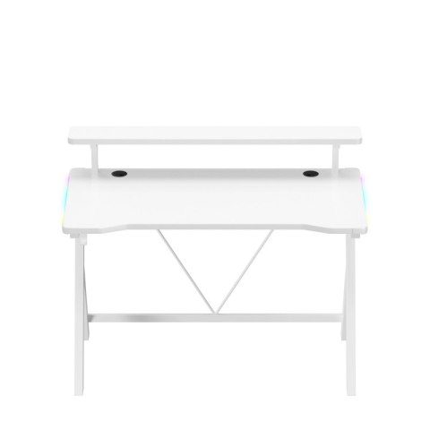 Biurko gamingowe Hero 1.9 RGB White 120 cm