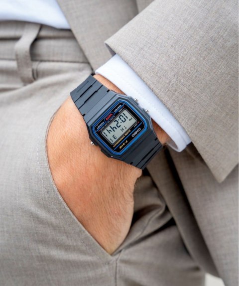 Casio ZEGAREK MĘSKI CASIO F-91W-1YER (zd086a) - KLASYKA + BOX