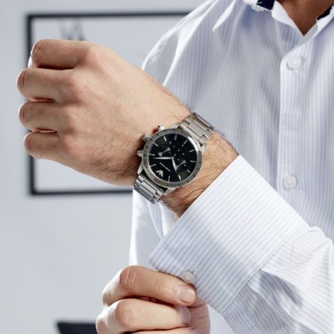 Emporio Armani ZEGAREK MĘSKI EMPORIO ARMANI AR11241 - MARIO (zi017c)
