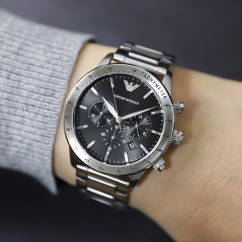Emporio Armani ZEGAREK MĘSKI EMPORIO ARMANI AR11241 - MARIO (zi017c)
