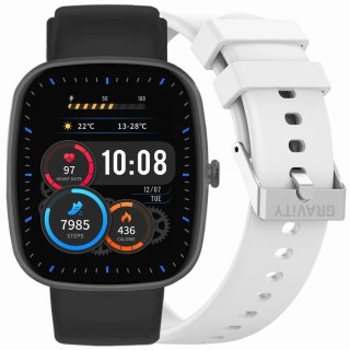 Gravity Smartwatch Gravity Czarny 2 Paski GT18-10