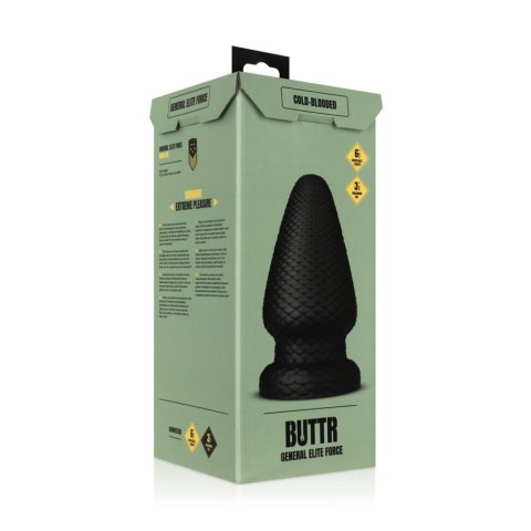 Korek analny teksturowany segmentowany Buttr 15 cm