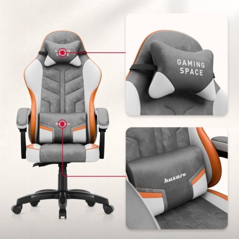 Fotel gamingowy welurowy Force 2.7 Grey