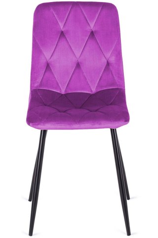 Lugano Krzesło tapicerowane BORGO VELVET PURPLE