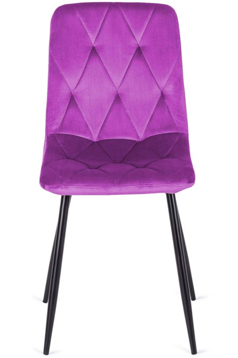 Lugano Krzesło tapicerowane BORGO VELVET PURPLE
