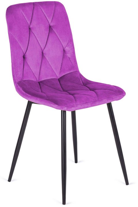 Lugano Krzesło tapicerowane BORGO VELVET PURPLE