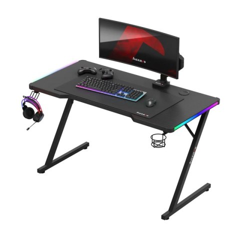 Biurko gamingowe Hero 2.5 RGB Black 120 cm