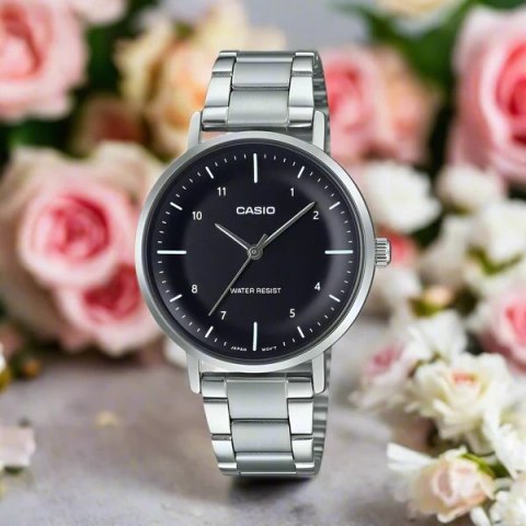 Casio ZEGAREK DAMSKI CASIO LTP-VT03D-1B (zd661a) + BOX