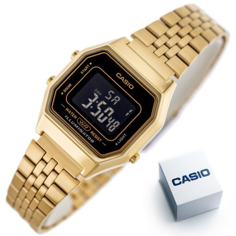 Casio ZEGAREK DAMSKI CASIO VINTAGE LA680WGA-1B + BOX