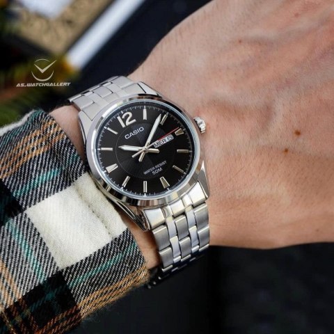 Casio ZEGAREK MĘSKI CASIO MTP-1335D 1AV (zd026a) + BOX