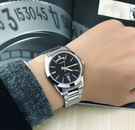 Casio ZEGAREK MĘSKI CASIO MTP-1370D-1A2V (zd025a) + BOX
