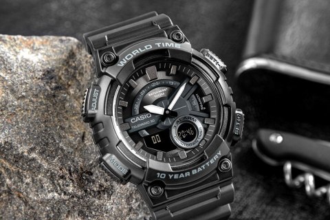 Casio Zegarek Casio Sport AEQ-110W-1BVEF + BOX