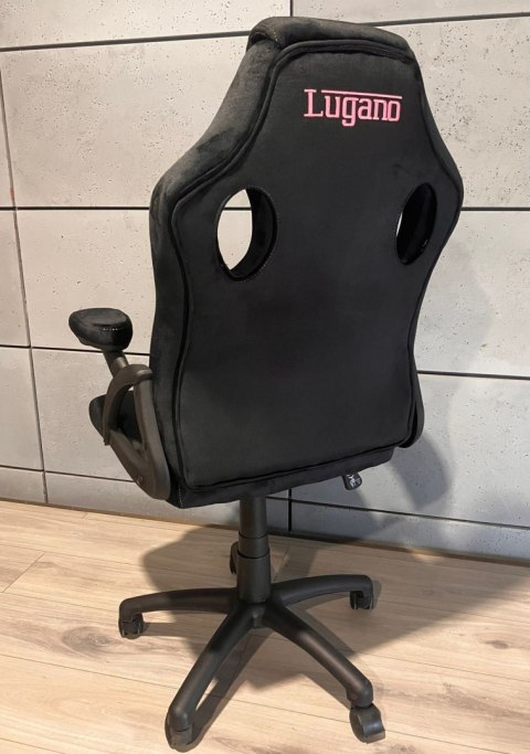 Lugano Fotel obrotowy do biurka CARRERA M ALCANTARA BLACK STAR