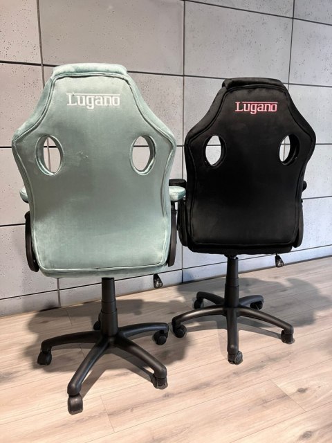 Lugano Fotel obrotowy do biurka CARRERA M ALCANTARA BLUE DUST