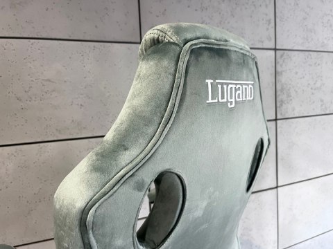 Lugano Fotel obrotowy do biurka CARRERA M ALCANTARA BLUE DUST