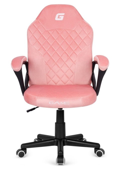 Lugano Fotel obrotowy do biurka MARIO ALCANTARA CARO PINK