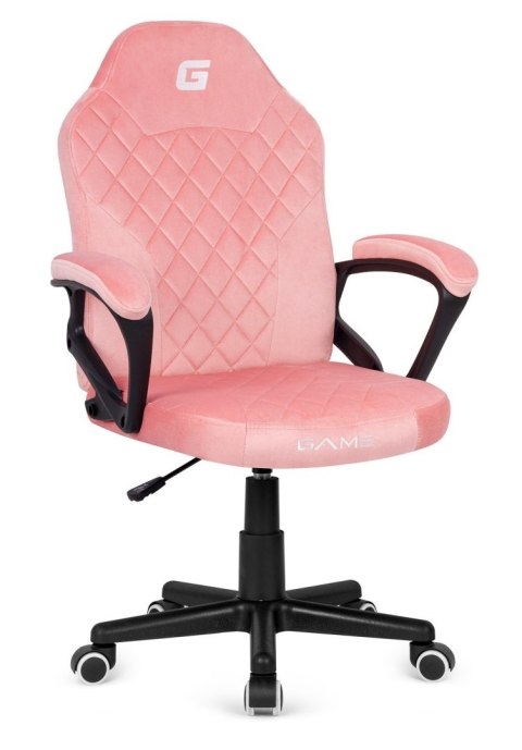 Lugano Fotel obrotowy do biurka MARIO ALCANTARA CARO PINK