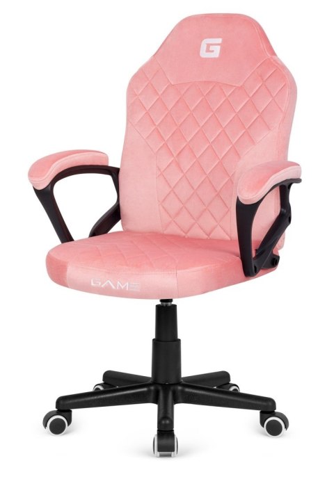 Lugano Fotel obrotowy do biurka MARIO ALCANTARA CARO PINK