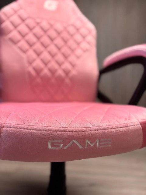 Lugano Fotel obrotowy do biurka MARIO ALCANTARA CARO PINK