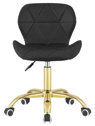 Lugano Krzesło obrotowe VASTO OFFICE PU BLACK GOLD