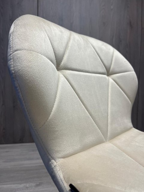Lugano Krzesło obrotowe VASTO OFFICE VELVET BEIGE GOLD