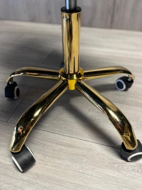 Lugano Krzesło obrotowe VASTO OFFICE VELVET MINT GOLD