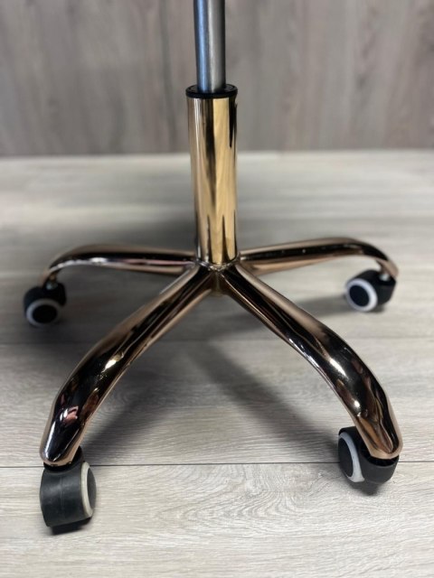 Lugano Krzesło obrotowe VASTO OFFICE VELVET MINT ROSE GOLD