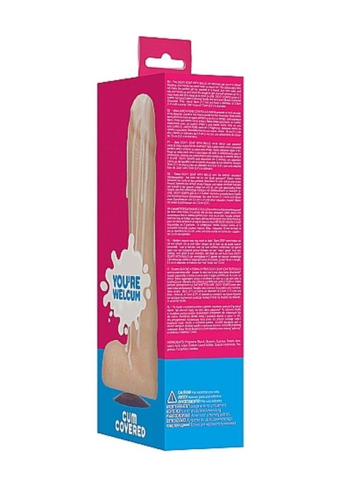 Mydło w kształcie penisa z jądrami S-Line cieliste 18 cm