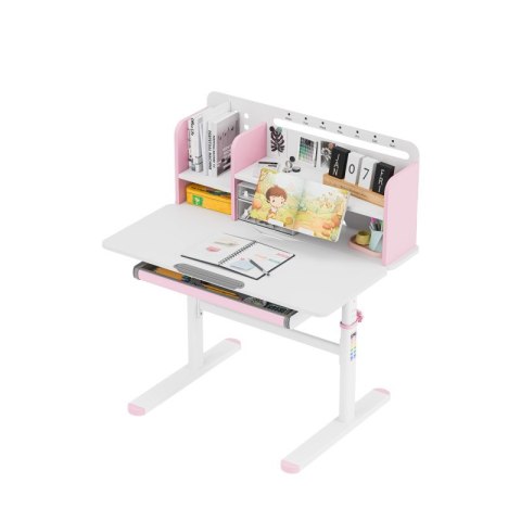 Ergonomiczne biurko dla dziecka Study 5.0 Pink 90 cm