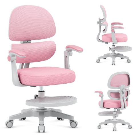 Fotel ergonomiczny dla dzieci Junior 4.4 Pink