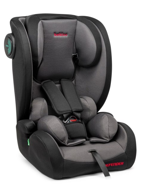 Bebico Fotelik samochodowy Bebico DEFENDER GREY i-Size 76-150 cm wzrostu (9-36kg)