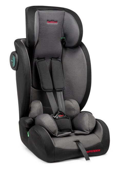 Bebico Fotelik samochodowy Bebico DEFENDER GREY i-Size 76-150 cm wzrostu (9-36kg)