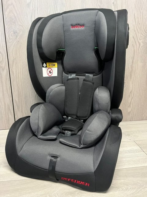 Bebico Fotelik samochodowy Bebico DEFENDER GREY i-Size 76-150 cm wzrostu (9-36kg)