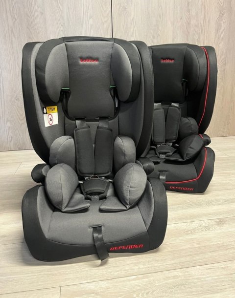 Bebico Fotelik samochodowy Bebico DEFENDER GREY i-Size 76-150 cm wzrostu (9-36kg)
